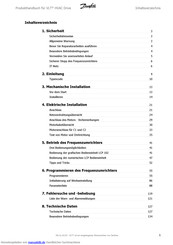 Danfoss VLT HVAC Drive Produkthandbuch