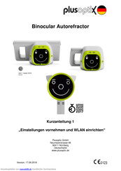 PLUSOPTIX A16 Kurzanleitung