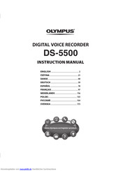 Olympus DS-5500 Bedienungsanleitung