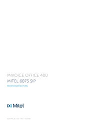 Mitel 6873 SIP Bedienungsanleitung