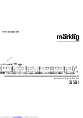 marklin 37501 Bedienungsanleitung