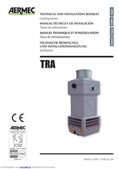 AERMEC TRA 1100 Technische Bedienungs- Und Installationsanleitung