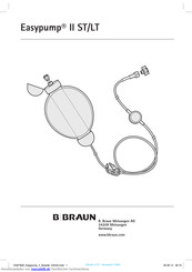 B. Braun Easypump II ST Handbücher | ManualsLib