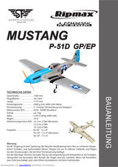 Ripmax MUSTANG P-51D GP/EP Bauanleitung