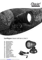 Oase Lunaqua Maxi LED Set 3 Gebrauchsanweisung