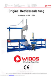 widos RS 1200 Originalbetriebsanleitung