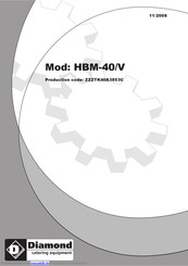 Diamond HBM-40/V Montage-, Bedienungs- Und Wartungsanleitung