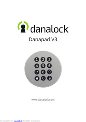 danalock Danapad V3 Bedienungsanleitung