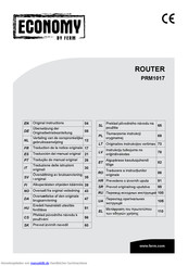 Ferm Economy PRM1017 Übersetzung Der Originalbetriebsanleitung