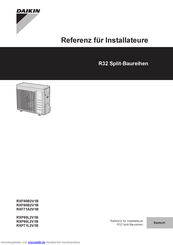 Daikin RXP50L2V1B Referenz Für Installateure