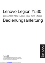 Lenovo Legion Y530-15ICH 1060 Bedienungsanleitung