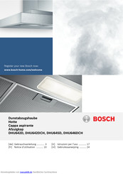 Bosch DHU642D Gebrauchsanleitung