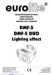 EuroLite DMF-5 Bedienungsanleitung