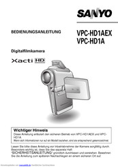 Sanyo Xacti VPC-HD1AEX Bedienungsanleitung
