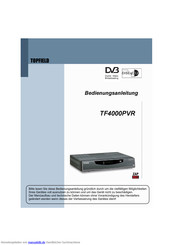 Topfield TF4000PVR Bedienungsanleitung