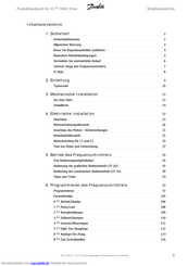 Danfoss VLT HVAC Drive Produkthandbuch