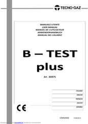 Tecno-gaz B-TEST plus Anwenderhandbuch