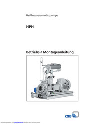 KSB HPH 200-501 Betriebs-/Montageanleitung