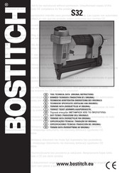 Bostitch S32SX Anleitung