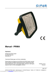 GIFAS-ELECTRIC PRIMA Handbuch