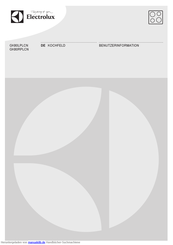 Electrolux GK80RPLCN Benutzerinformation