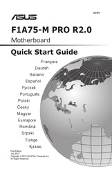Asus F1A75-M PRO R2.0 Schnellstartanleitung