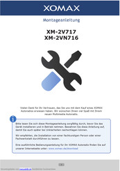Xomax XM-2VN716 Montageanleitung