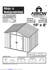 Arrow DS108 Pflege- & Montageanleitung