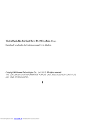 Huawei E5336 Handbuch