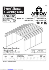 Arrow Storage Products CPH101507EU Bedienungsanleitung