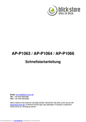 Blick AP-P1066 Schnellstartanleitung