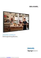 Philips BDL4260EL Bedienungsanleitung