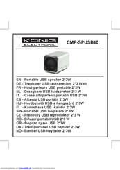 Konig CMP-SPUSB40 Handbuch