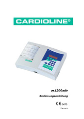 Cardioline ar1200adv Bedienungsanleitung