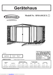 Arrow Storage Products RMA1012CL Aufbauanleitung