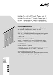 HAWA HAWA-Frontslide 140/matic-Telescopic 2 Montageanleitung