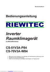 Riewitec CS-70V3A-W84 Benutzerhandbuch