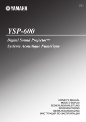 Yamaha YSP-600 Bedienungsanleitung