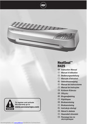GBC HeatSeal H425 Bedienungsanleitung