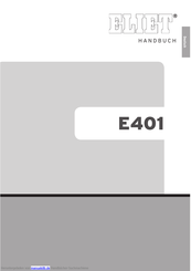 Eliet E401 Handbuch