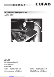 EAL EUFAB 16548 Handbuch