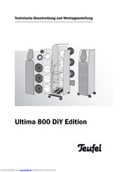 Teufel Ultima 800 Technische Beschreibung Und Montageanleitung