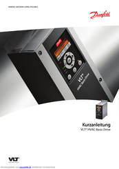Danfoss VLT HVAC Basic Drive FC 101 Kurzanleitung