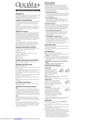 QuickVue+ One-Step hCG Combo Bedienungsanleitung