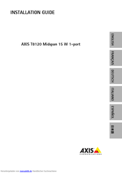 Axis T8120 Installationsanleitung