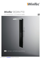WimTec OCEAN P10 Montage- Und Bedienungsanleitung