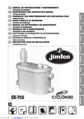 JIMTEN CICLON LS EB-705 Handbuch Zur Inbetriebnahme Und Instandhaltung