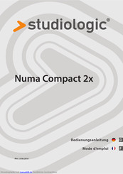 Studiologic Numa Compact 2x Bedienungsanleitung