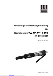 Schneider Airsystems NP-AT 12 SYS Serie Bedienungs- Und Wartungsanleitung