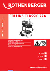 Rothenberger COLLINS CLASSIC 22A Bedienungsanleitung